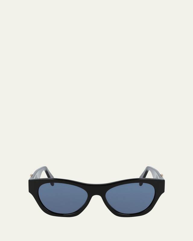 Mother & Child Logo Rectangle Acetate Sunglasses